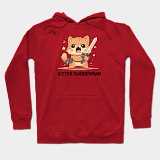 Kitten Swordsman Hoodie